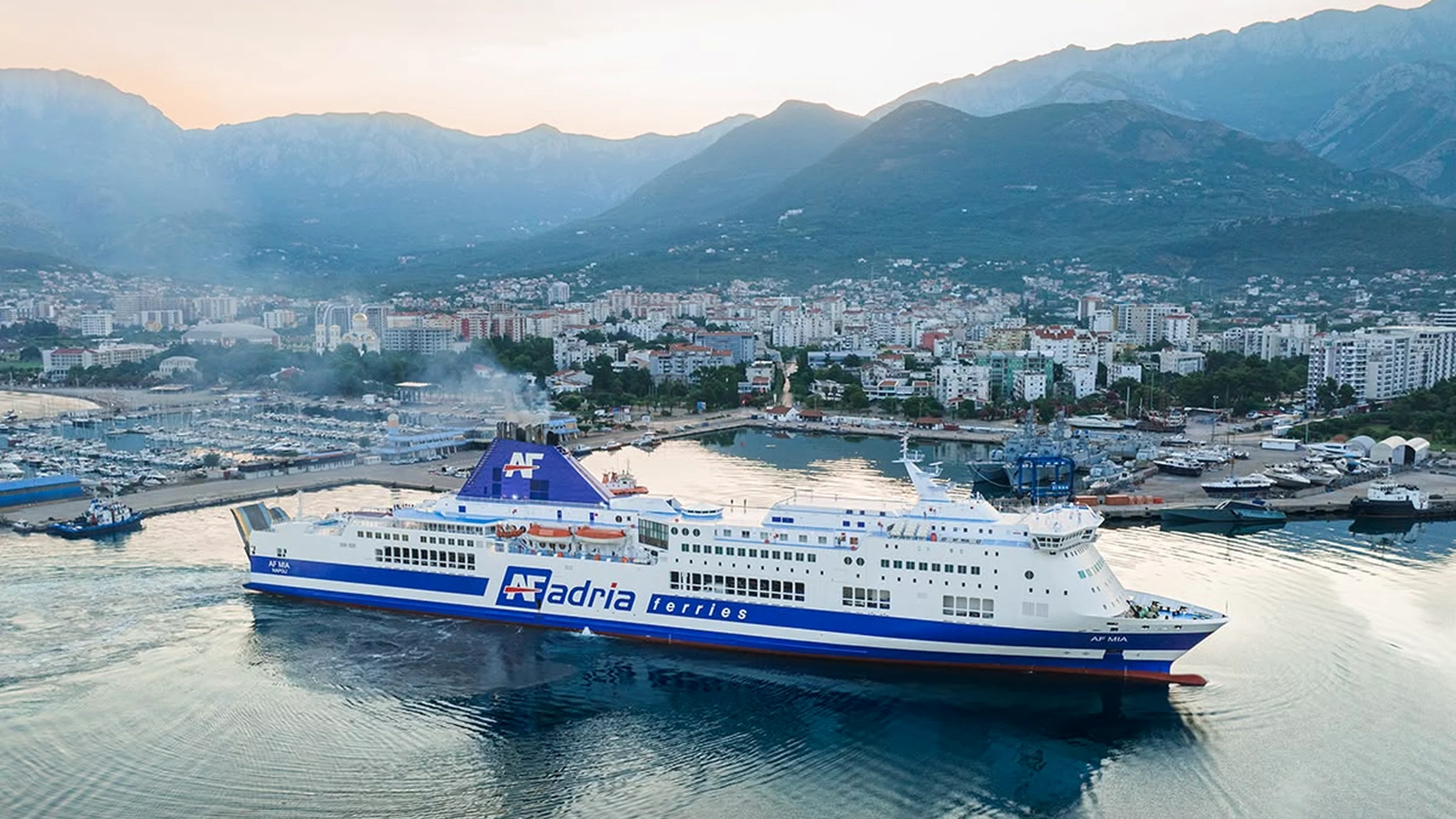 Adria Ferries vessel from Sea Gate Crewing supplied fleet photography